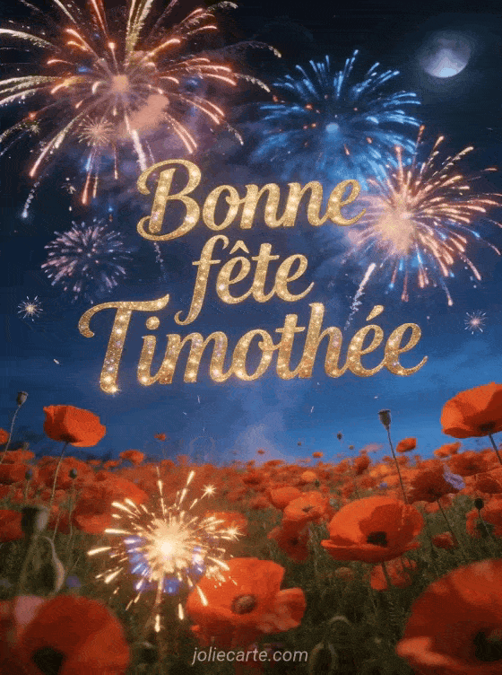 Bonne fête Timothee - Bonne fete timothee gratuit
