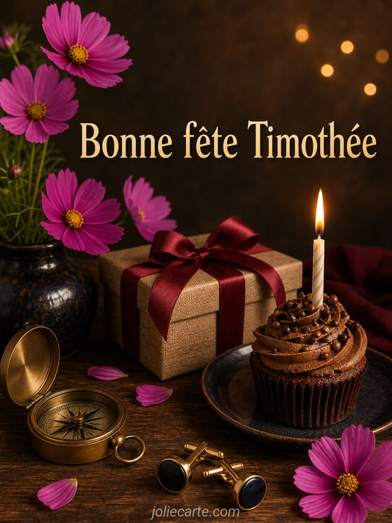 Carte bonne fĂȘte TimothĂ©e