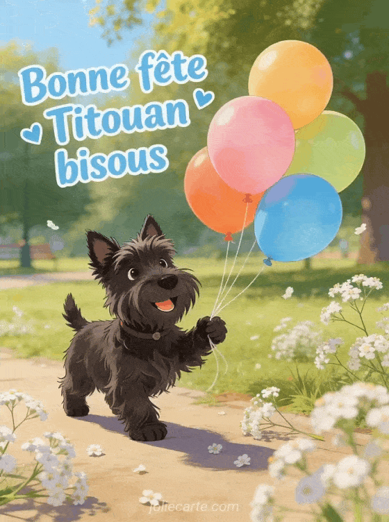 Bonne fête Titouan - Bonne fete titouan bisous