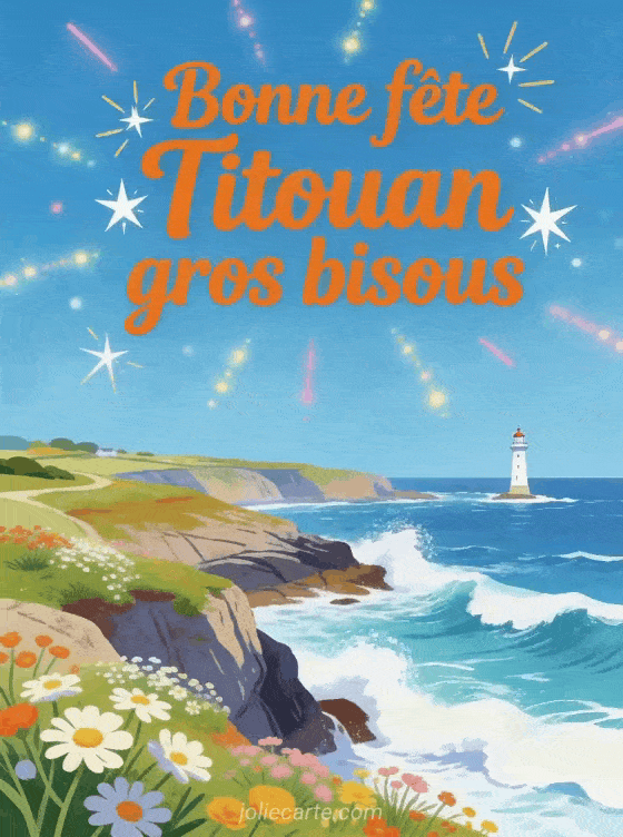 Bonne fête Titouan - Bonne fete titouan gros bisous
