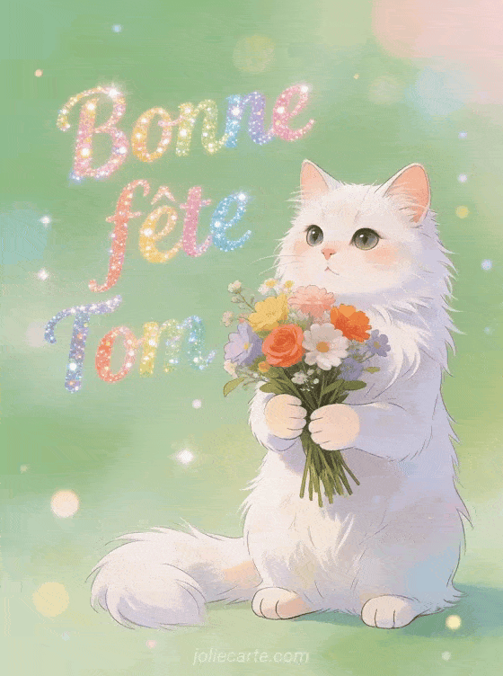 Bonne fête Tom - Tom gif bonne fete