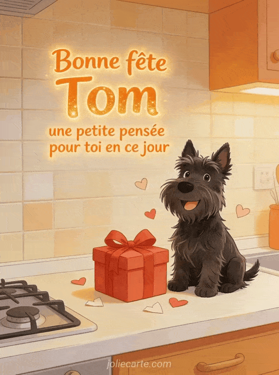 Bonne fête Tom - Bonne fete tom chien