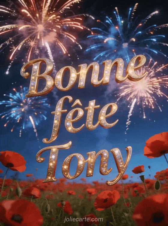 Bonne fête Tony - Tony bonne fete image