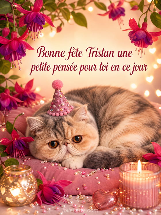 Carte bonne fête Tristan