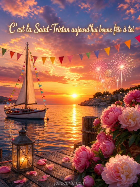 Carte bonne fête Tristan
