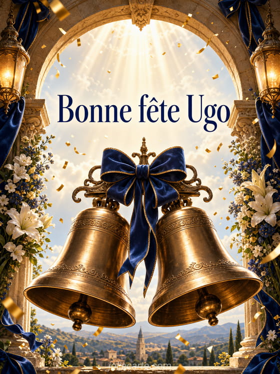 Carte bonne fĂȘte Ugo