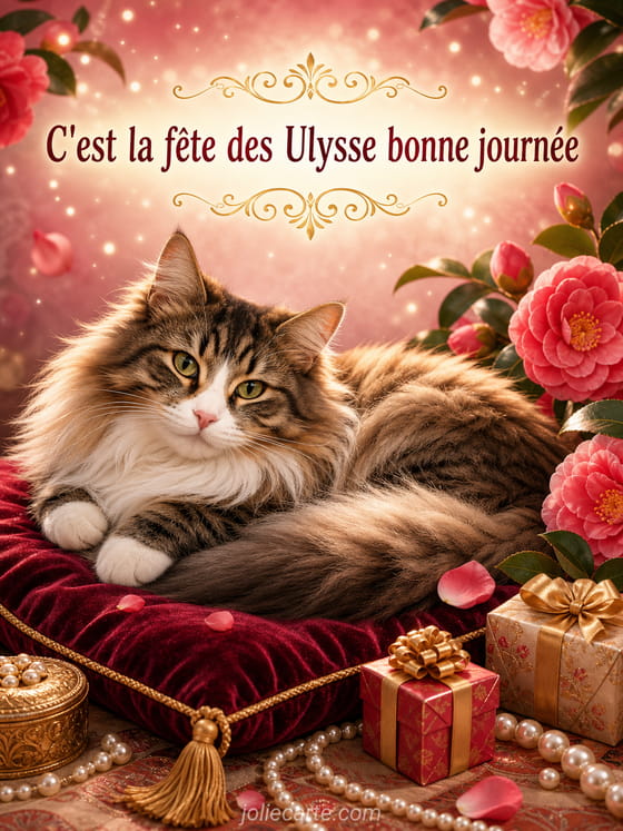 Carte bonne fête Ulysse