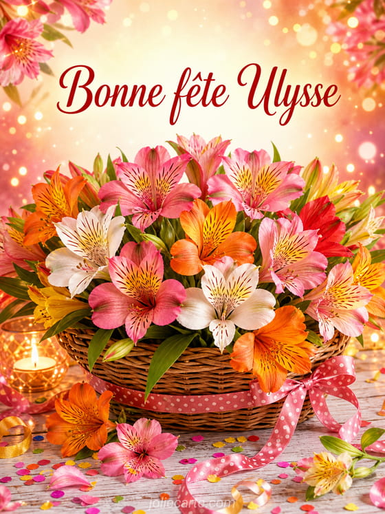 Carte bonne fête Ulysse