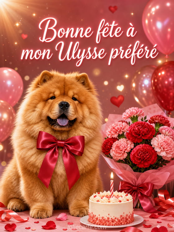 Carte bonne fête Ulysse