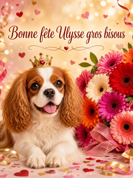 Carte bonne fête Ulysse