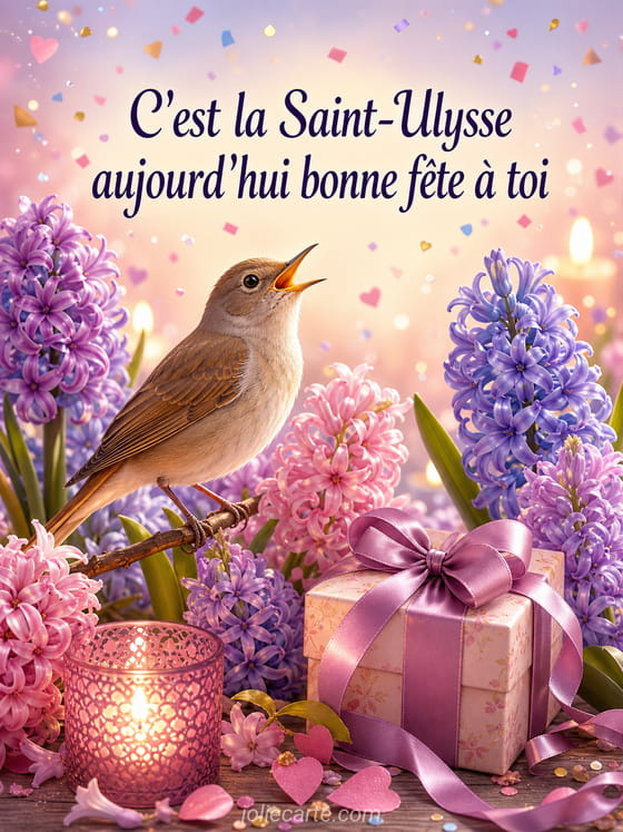 Carte bonne fête Ulysse
