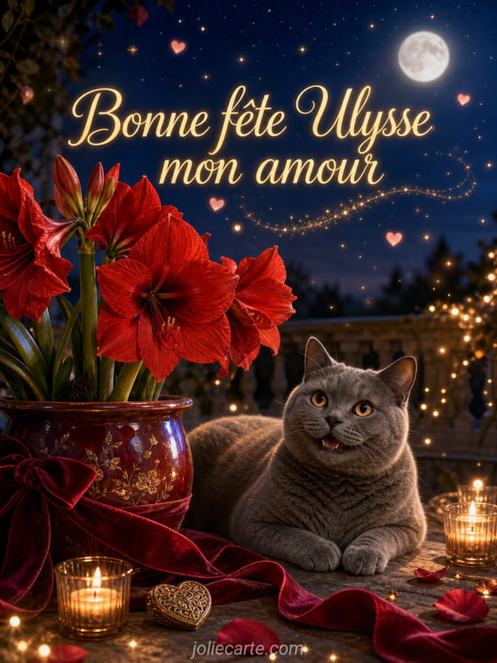 Carte bonne fête Ulysse