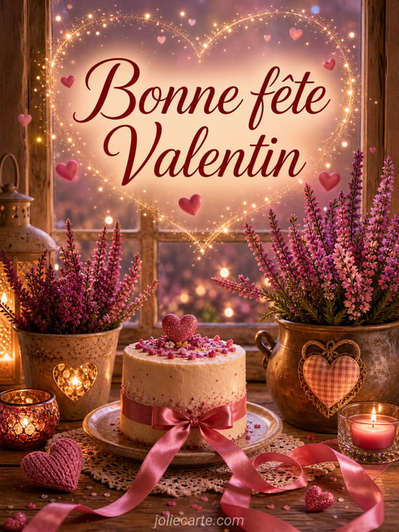 Carte bonne fête Valentin