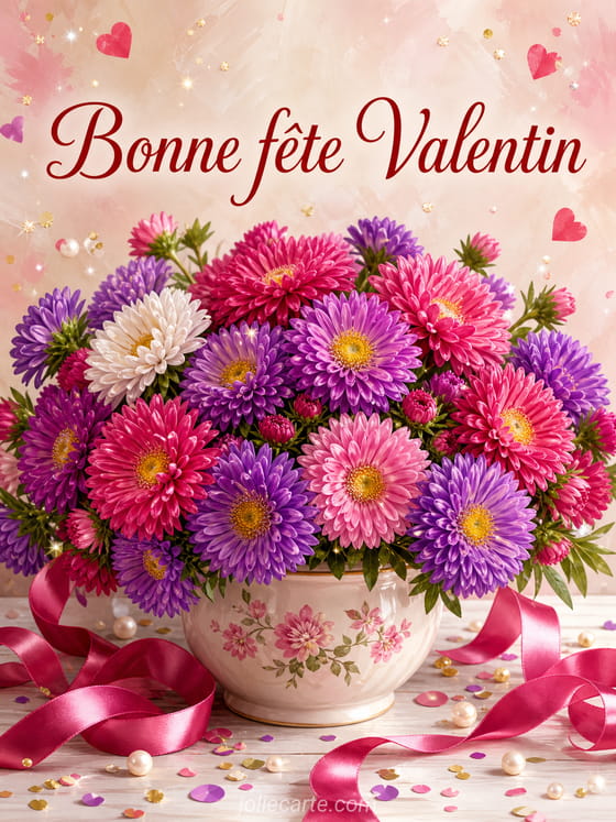 Carte bonne fête Valentin