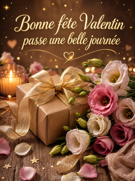 Carte bonne fête Valentin