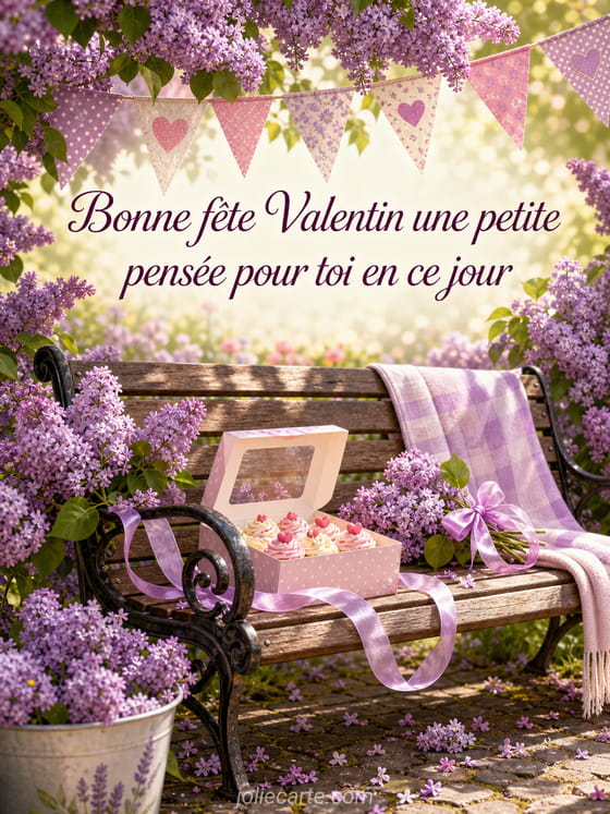 Carte bonne fête Valentin