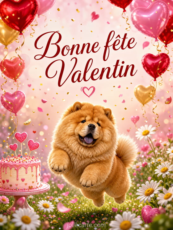 Carte bonne fête Valentin