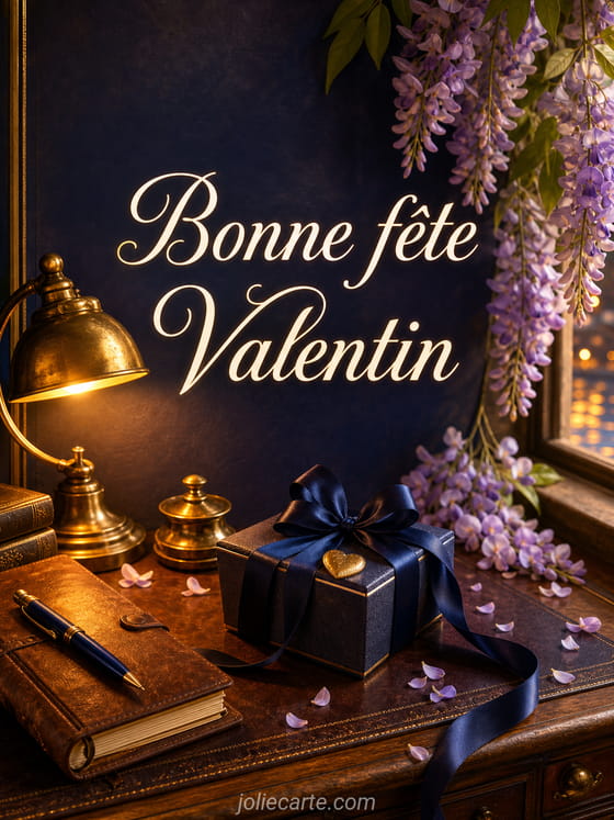 Carte bonne fête Valentin