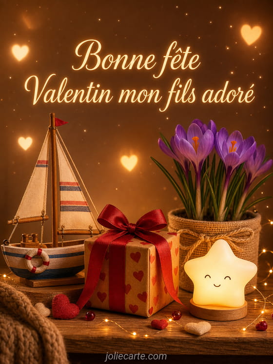Carte bonne fête Valentin