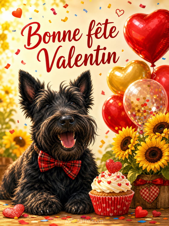 Carte bonne fête Valentin