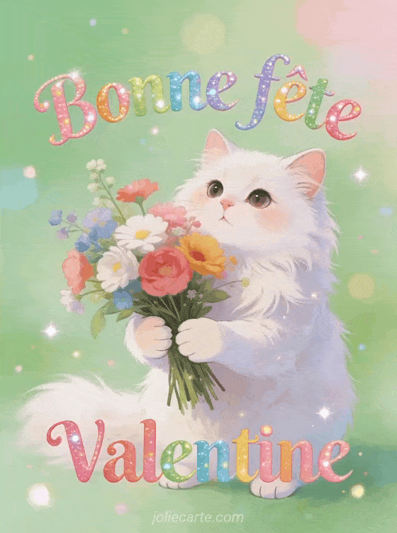 Bonne fête Valentine - Bonne fete valentine chat