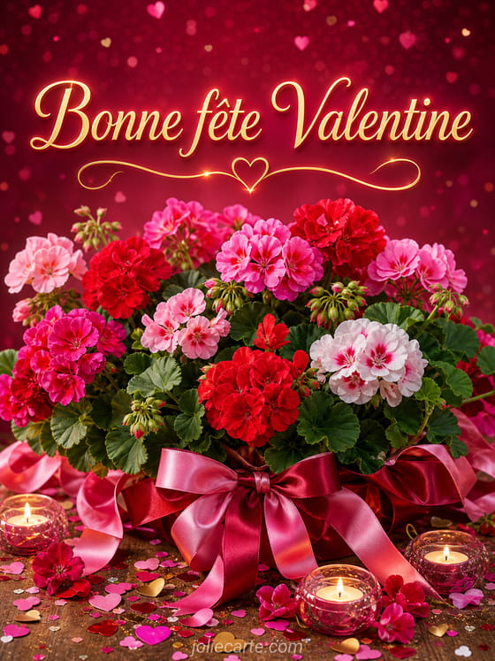 Carte bonne fête Valentine