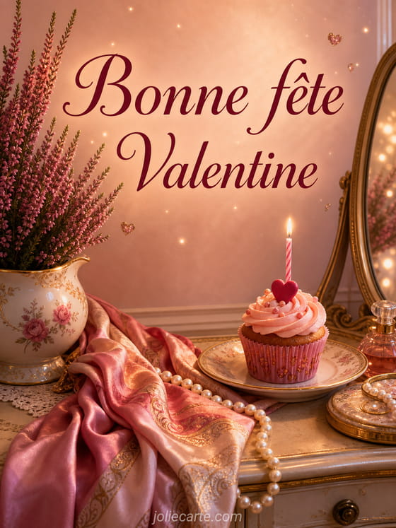 Carte bonne fête Valentine