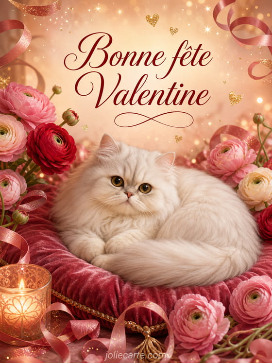 Carte bonne fête Valentine