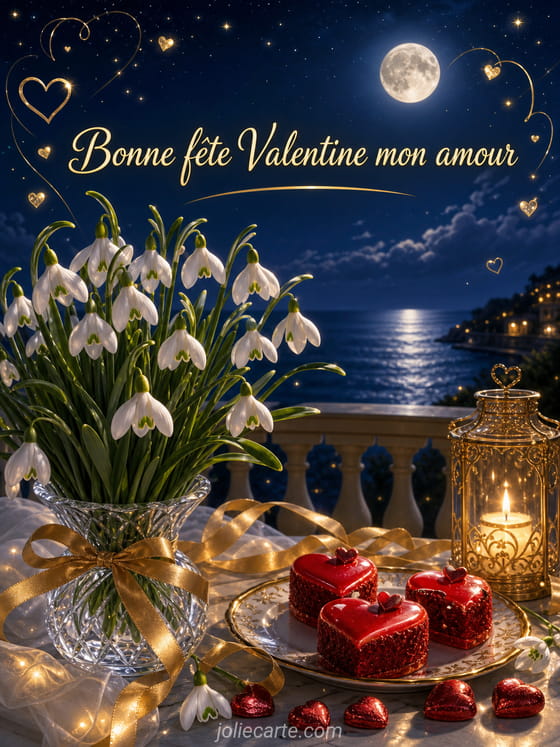 Carte bonne fête Valentine