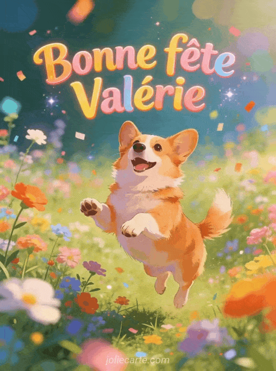 Bonne fête Valerie - Valerie gif bonne fete gratuit