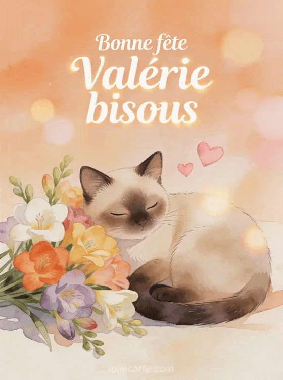 Bonne fête Valérie - Bonne fete valerie bisous
