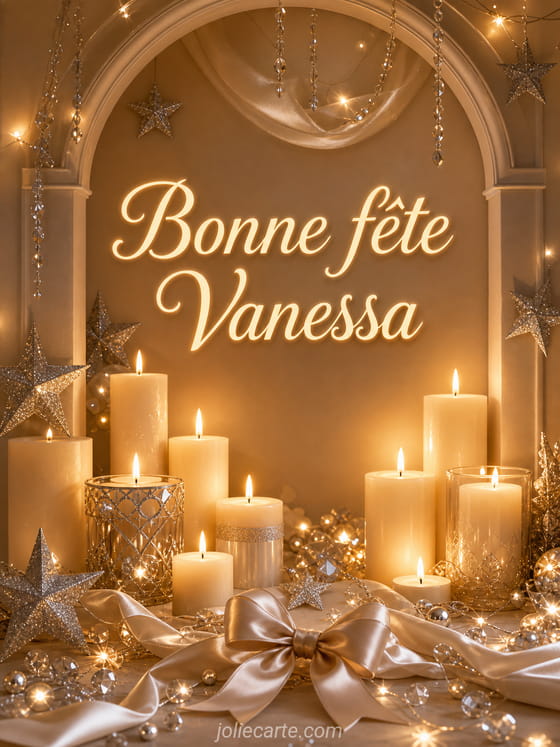 Carte bonne fête Vanessa