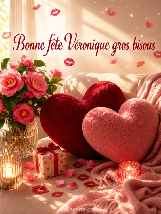 Carte bonne fête Véronique