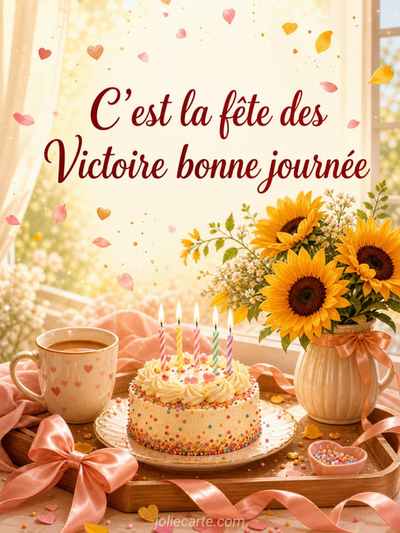 Carte bonne fĂȘte Victoire