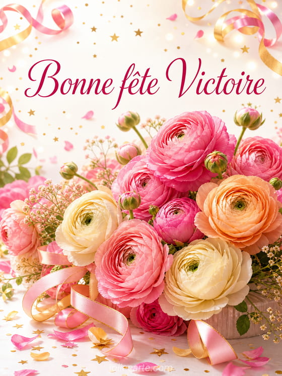 Carte bonne fĂȘte Victoire