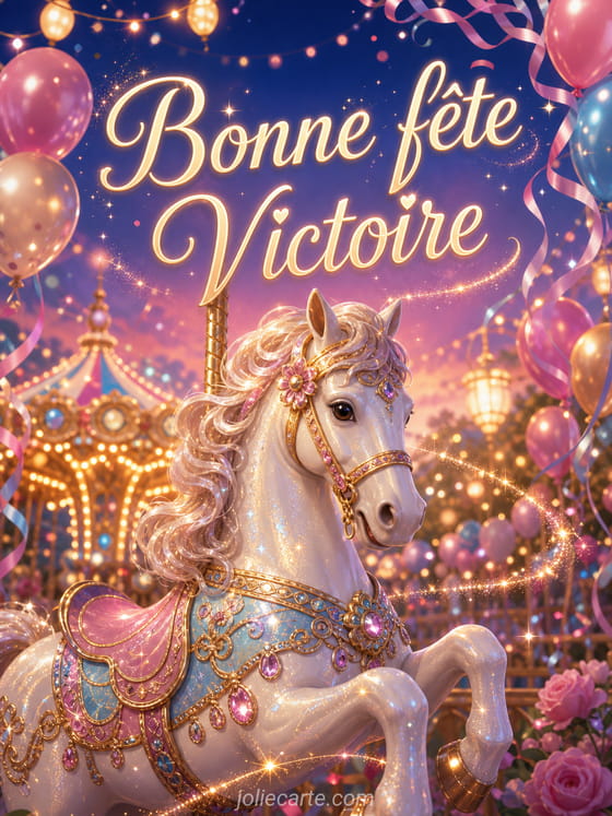 Carte bonne fĂȘte Victoire