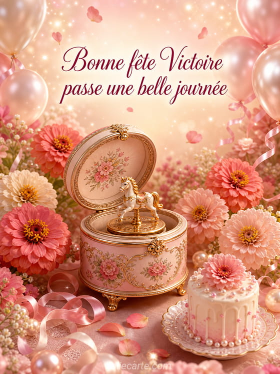 Carte bonne fĂȘte Victoire