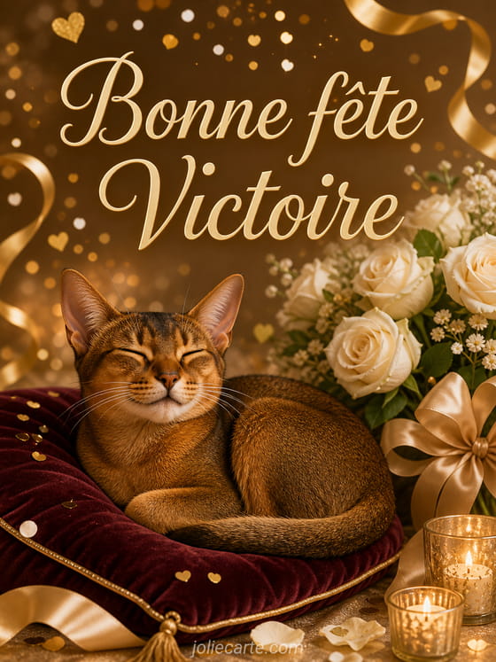 Carte bonne fĂȘte Victoire