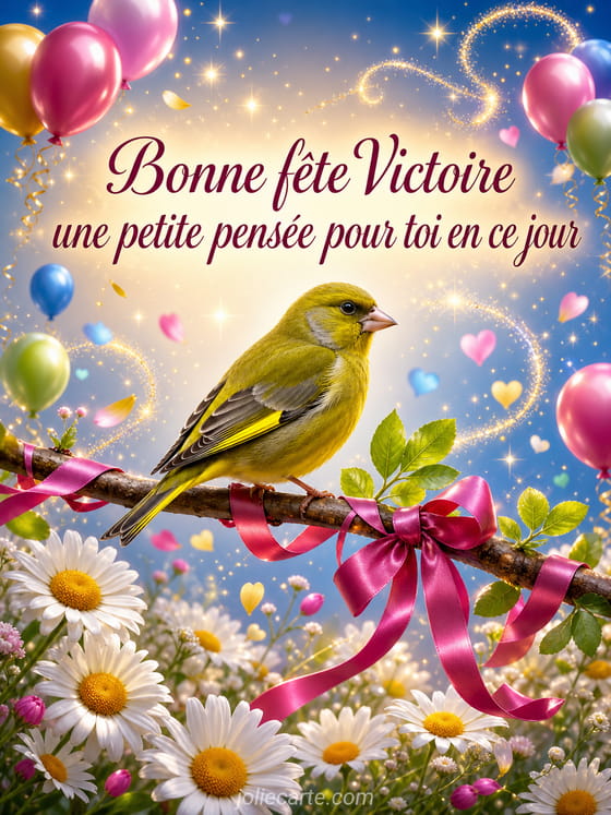 Carte bonne fĂȘte Victoire