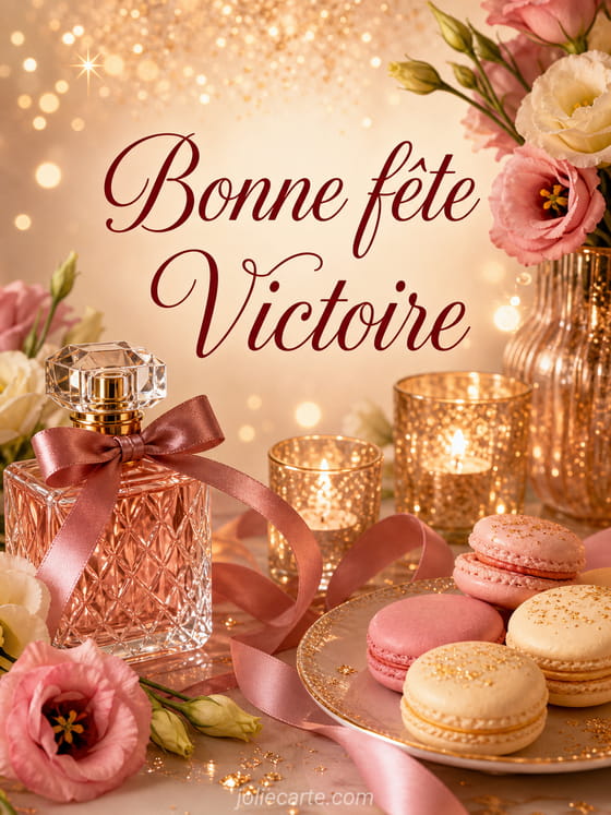 Carte bonne fĂȘte Victoire