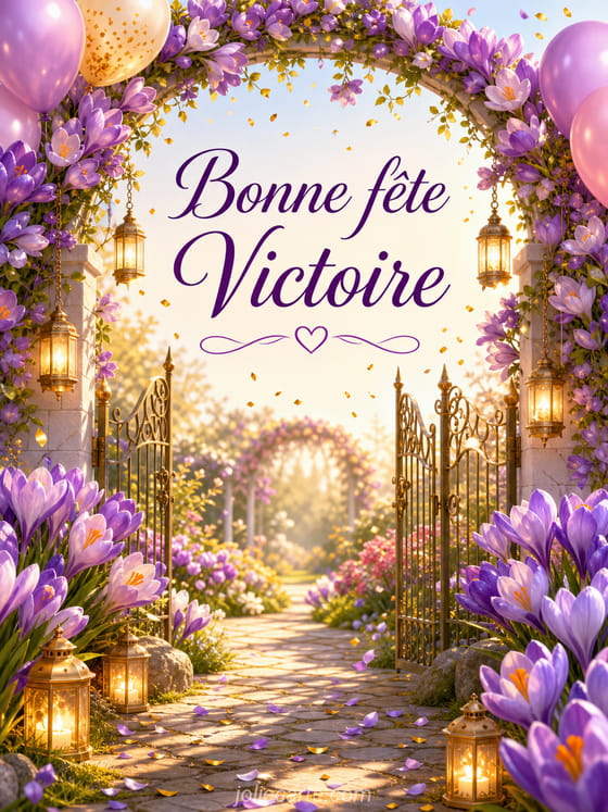 Carte bonne fĂȘte Victoire
