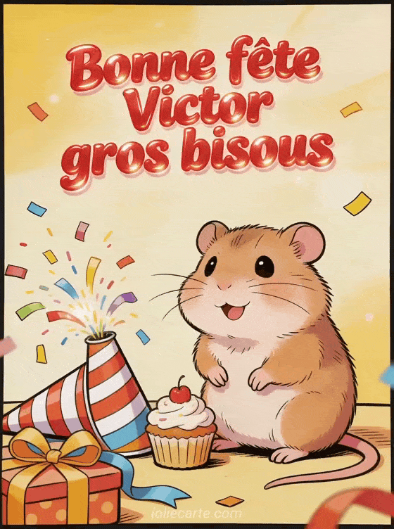 Bonne fête Victor - Bonne fete victor gros bisous