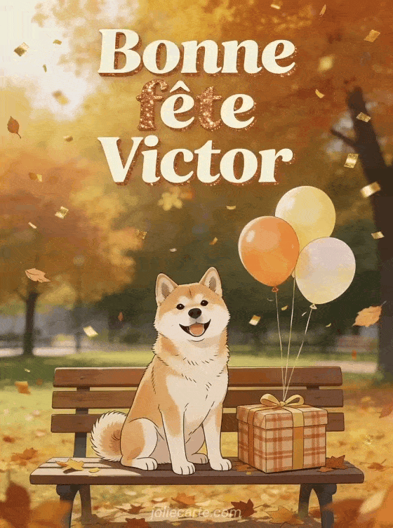 Bonne fête Victor - Bonne fete victor chien