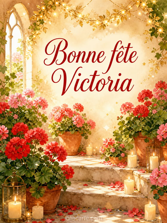 Carte bonne fĂȘte Victoria