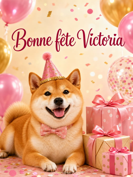 Carte bonne fĂȘte Victoria