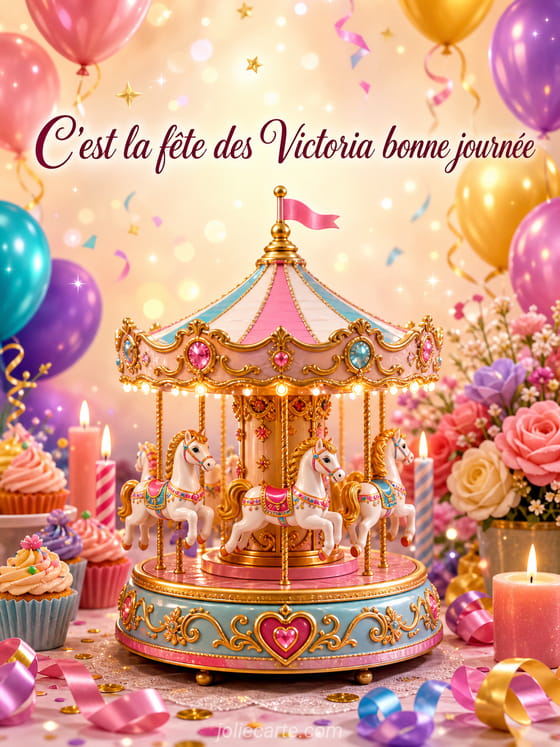 Carte bonne fĂȘte Victoria