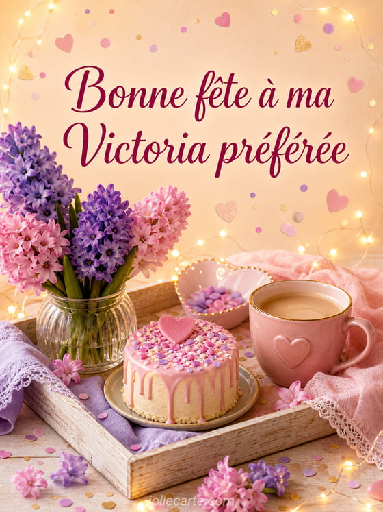 Carte bonne fĂȘte Victoria