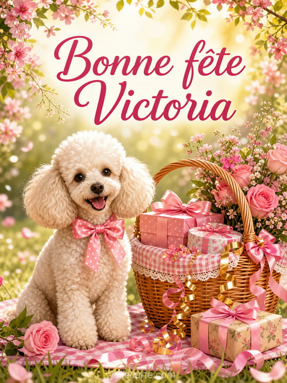 Carte bonne fĂȘte Victoria