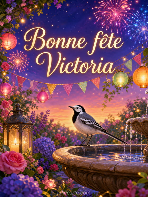 Carte bonne fĂȘte Victoria