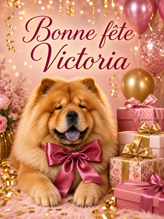 Carte bonne fĂȘte Victoria
